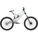 download Bike Downhill clipart image with 135 hue color