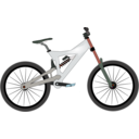 download Bike Downhill clipart image with 315 hue color