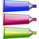download Color Tubes clipart image with 225 hue color