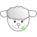 download Sheep Bad clipart image with 90 hue color