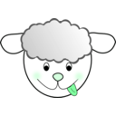 download Sheep Bad clipart image with 135 hue color