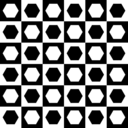 Hexagons In Chessboard