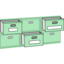 download File Cabnet Drawers clipart image with 90 hue color