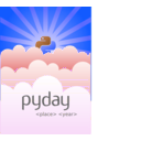 download Pyday Logo clipart image with 180 hue color