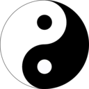 download Basic Yin Yang clipart image with 45 hue color