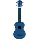 download Ukulele clipart image with 180 hue color