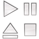 download Tango Media Set 2 clipart image with 270 hue color