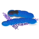 download Tamarind clipart image with 180 hue color