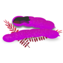 download Tamarind clipart image with 270 hue color