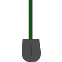 download Shovel clipart image with 90 hue color