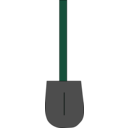 download Shovel clipart image with 135 hue color