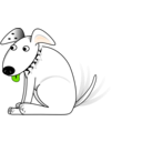 download Dog clipart image with 90 hue color