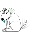 download Dog clipart image with 180 hue color