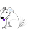 download Dog clipart image with 270 hue color