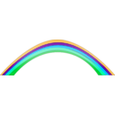 download Rainbow clipart image with 135 hue color