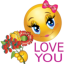 Love You Girl Smiley Emoticon