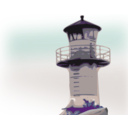 download Lighthouse clipart image with 180 hue color