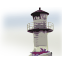 download Lighthouse clipart image with 225 hue color