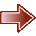 download Purple Arrow Shape clipart image with 90 hue color