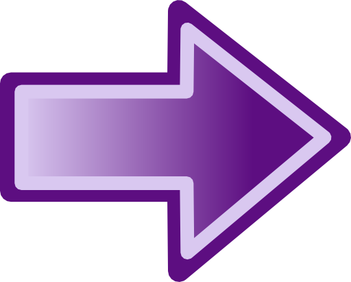 Purple Arrow Shape