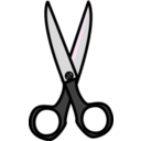 download Scissors clipart image with 135 hue color