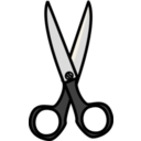 download Scissors clipart image with 225 hue color