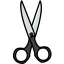 download Scissors clipart image with 315 hue color