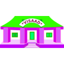 download School clipart image with 90 hue color