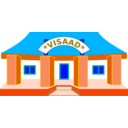 download School clipart image with 180 hue color