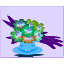 download Cheerful Bouquet clipart image with 180 hue color