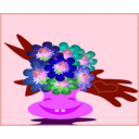 download Cheerful Bouquet clipart image with 270 hue color