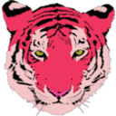 download Tiger clipart image with 315 hue color