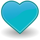 download Tango Emblems Favorite clipart image with 180 hue color