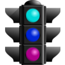 download Traffic Light Dan Gerhar 01 clipart image with 180 hue color