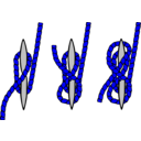 download Tying Knots clipart image with 180 hue color