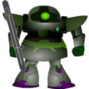 download Saku Robot clipart image with 90 hue color