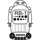 download Robot clipart image with 45 hue color