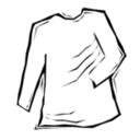 download Shirt clipart image with 180 hue color