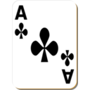 White Deck Ace Of Clubs