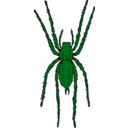 download Brown Spider clipart image with 90 hue color