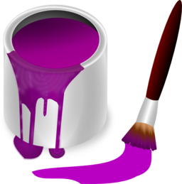 Color Bucket Purple