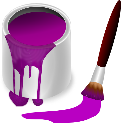 Color Bucket Purple