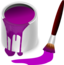 Color Bucket Purple