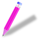 download Pencil clipart image with 270 hue color