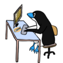 download Penguin Admin clipart image with 180 hue color