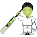 download Cricket Toon clipart image with 45 hue color