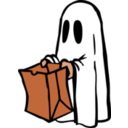 Ghost With Bag Colour