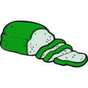 download Loaf Of Bread clipart image with 90 hue color
