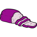 download Loaf Of Bread clipart image with 270 hue color