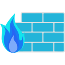 download Firewall clipart image with 180 hue color